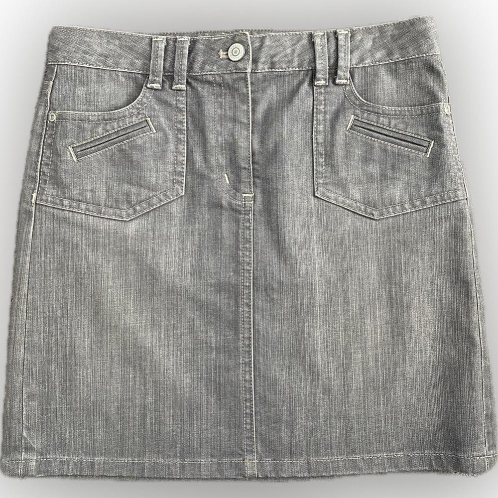 Ann Taylor Denim Mini Skirt Size 6 NWOT